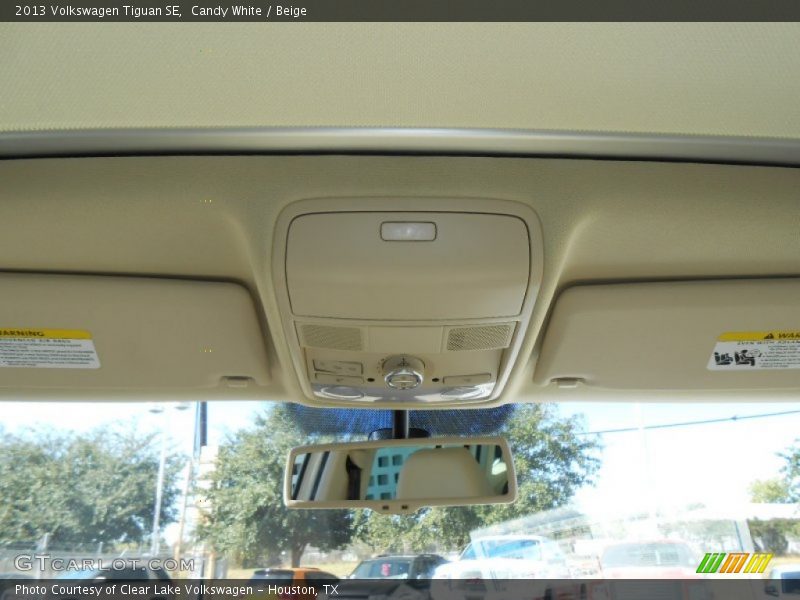 Candy White / Beige 2013 Volkswagen Tiguan SE