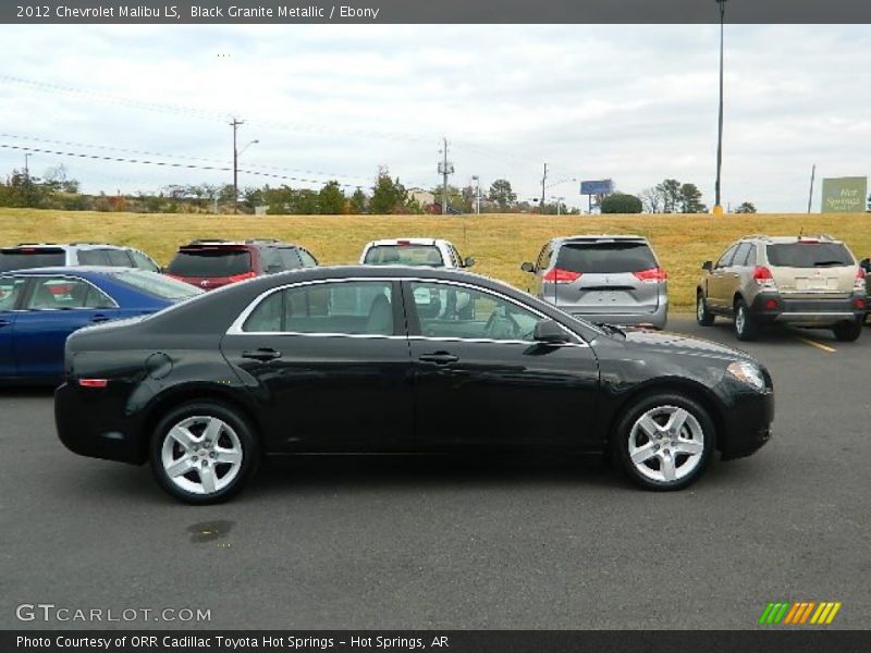 Black Granite Metallic / Ebony 2012 Chevrolet Malibu LS