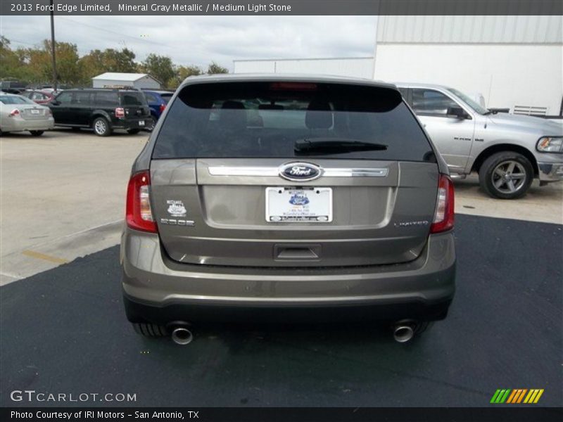 Mineral Gray Metallic / Medium Light Stone 2013 Ford Edge Limited