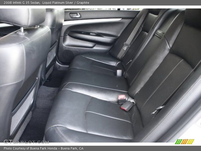 Liquid Platinum Silver / Graphite 2008 Infiniti G 35 Sedan