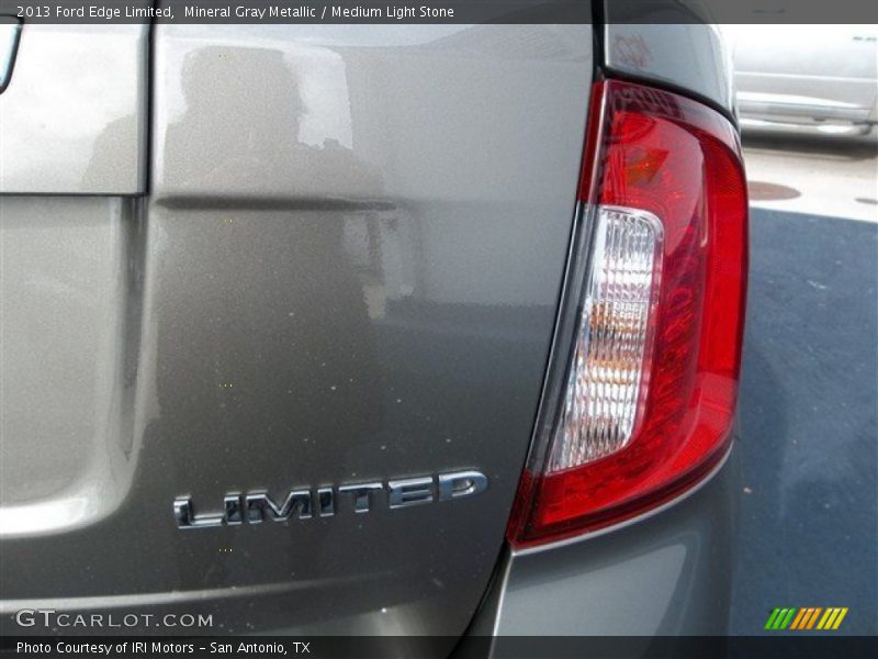 Mineral Gray Metallic / Medium Light Stone 2013 Ford Edge Limited