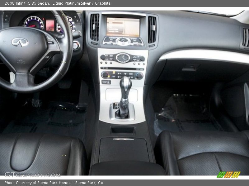 Liquid Platinum Silver / Graphite 2008 Infiniti G 35 Sedan