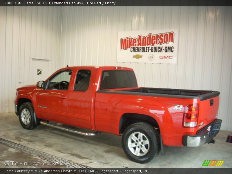 Fire Red / Ebony 2008 GMC Sierra 1500 SLT Extended Cab 4x4