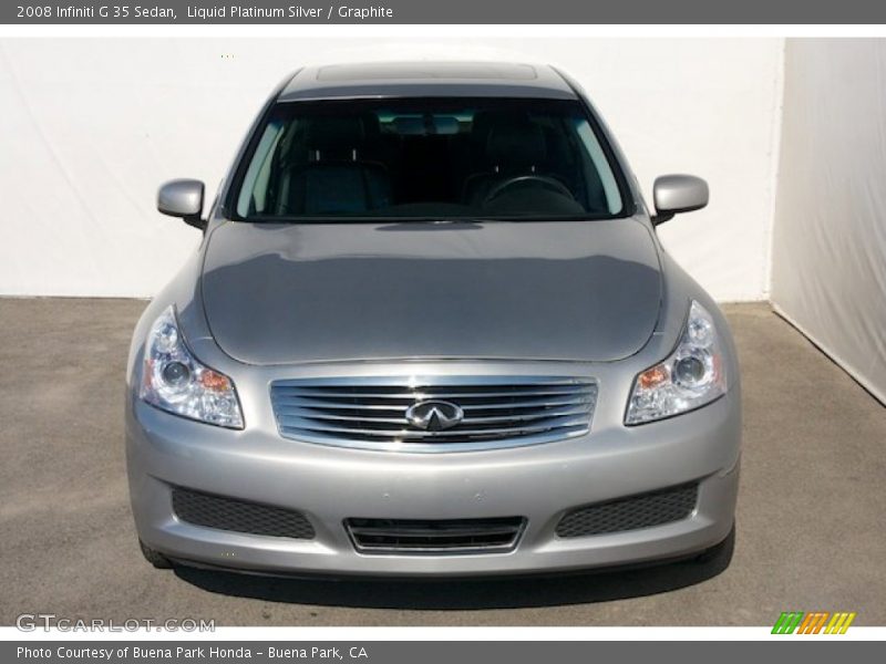 Liquid Platinum Silver / Graphite 2008 Infiniti G 35 Sedan