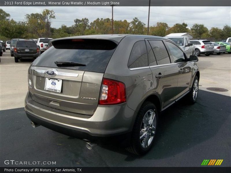 Mineral Gray Metallic / Medium Light Stone 2013 Ford Edge Limited