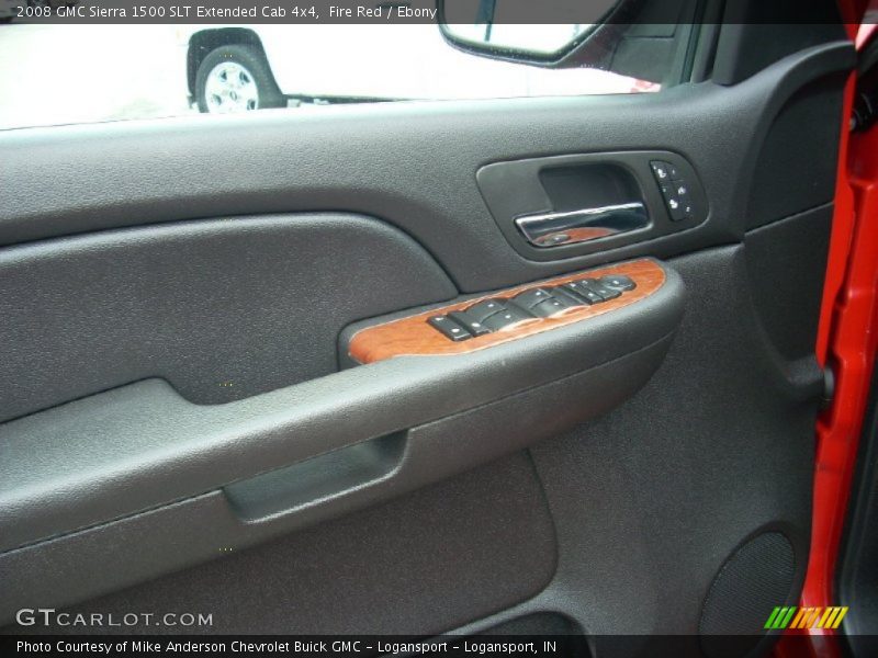 Fire Red / Ebony 2008 GMC Sierra 1500 SLT Extended Cab 4x4
