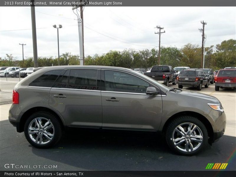 Mineral Gray Metallic / Medium Light Stone 2013 Ford Edge Limited