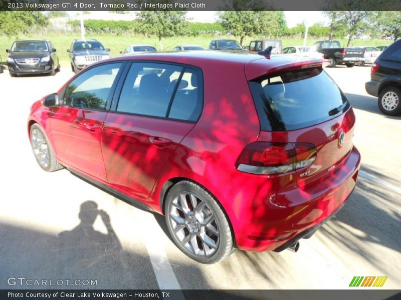 Tornado Red / Interlagos Plaid Cloth 2013 Volkswagen GTI 4 Door