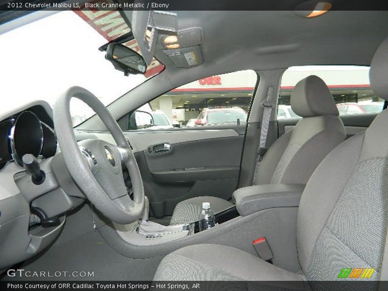 Black Granite Metallic / Ebony 2012 Chevrolet Malibu LS