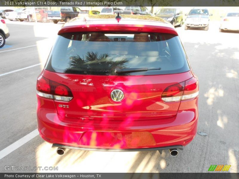 Tornado Red / Interlagos Plaid Cloth 2013 Volkswagen GTI 4 Door