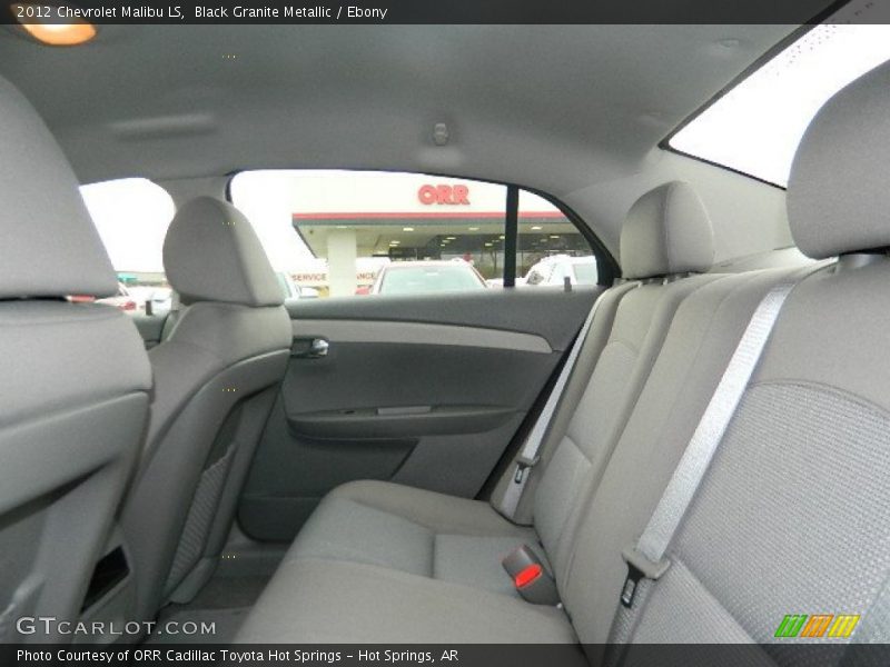Black Granite Metallic / Ebony 2012 Chevrolet Malibu LS