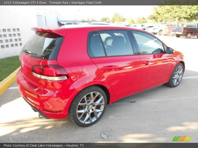 Tornado Red / Interlagos Plaid Cloth 2013 Volkswagen GTI 4 Door