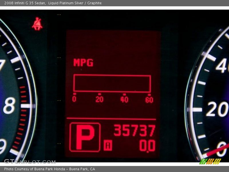 Liquid Platinum Silver / Graphite 2008 Infiniti G 35 Sedan