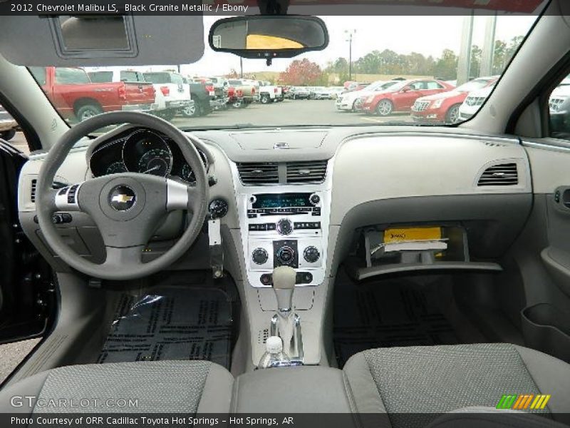 Black Granite Metallic / Ebony 2012 Chevrolet Malibu LS