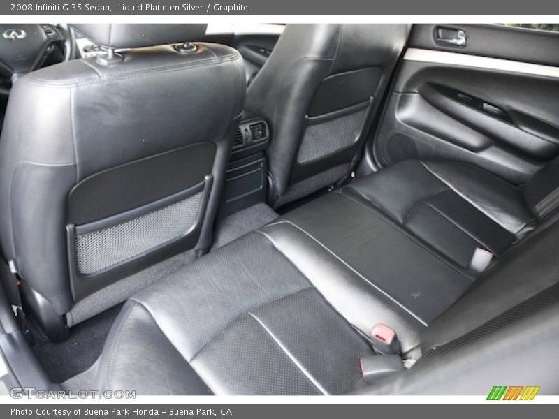 Liquid Platinum Silver / Graphite 2008 Infiniti G 35 Sedan