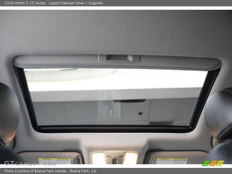 Liquid Platinum Silver / Graphite 2008 Infiniti G 35 Sedan
