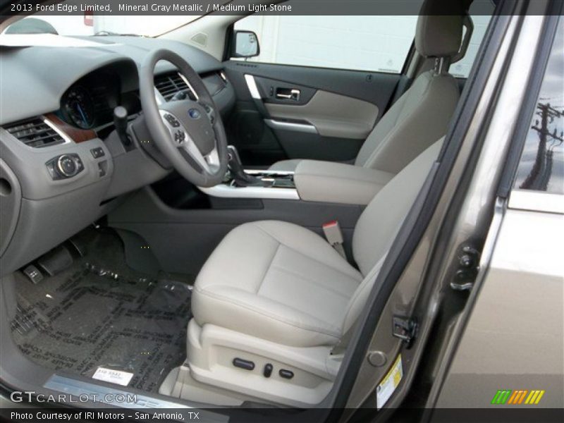 Mineral Gray Metallic / Medium Light Stone 2013 Ford Edge Limited