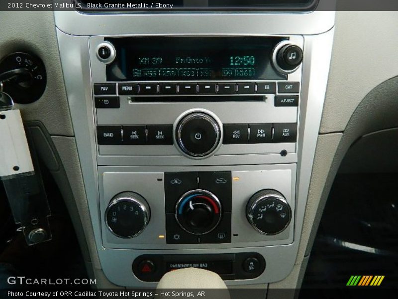 Black Granite Metallic / Ebony 2012 Chevrolet Malibu LS