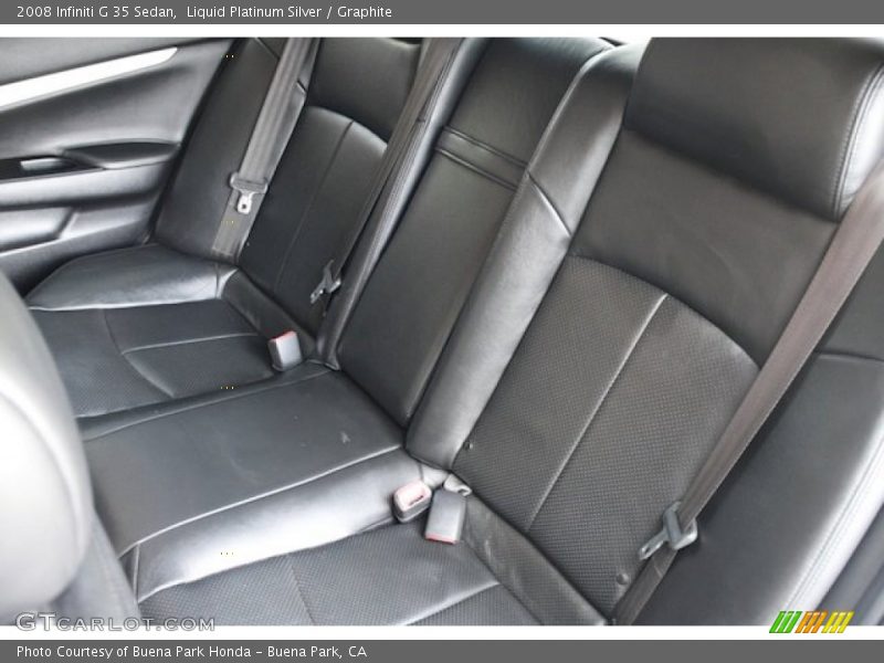 Liquid Platinum Silver / Graphite 2008 Infiniti G 35 Sedan