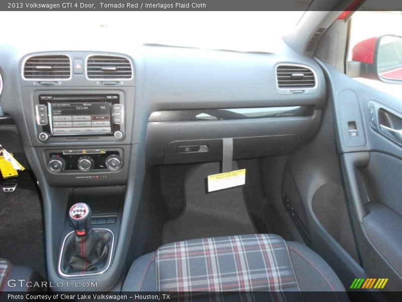 Tornado Red / Interlagos Plaid Cloth 2013 Volkswagen GTI 4 Door