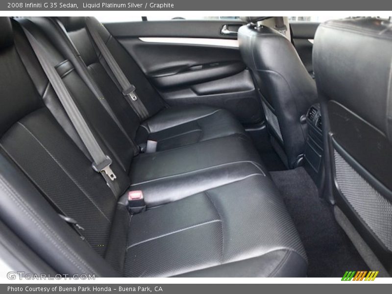 Liquid Platinum Silver / Graphite 2008 Infiniti G 35 Sedan