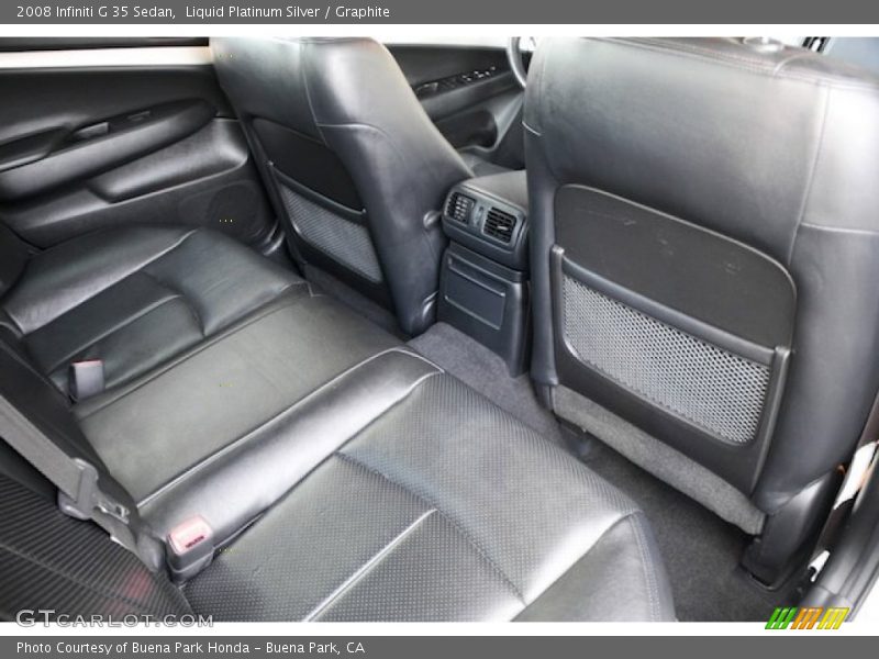 Liquid Platinum Silver / Graphite 2008 Infiniti G 35 Sedan