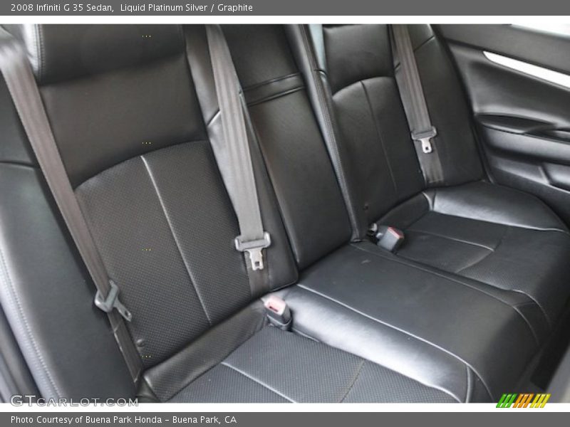 Liquid Platinum Silver / Graphite 2008 Infiniti G 35 Sedan