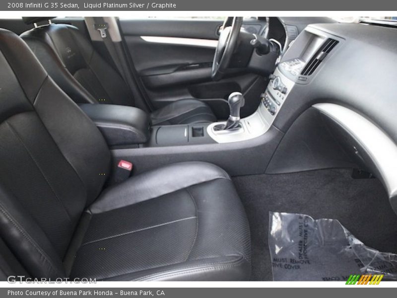 Liquid Platinum Silver / Graphite 2008 Infiniti G 35 Sedan