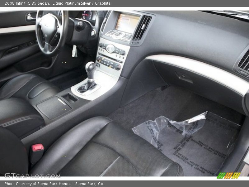Liquid Platinum Silver / Graphite 2008 Infiniti G 35 Sedan