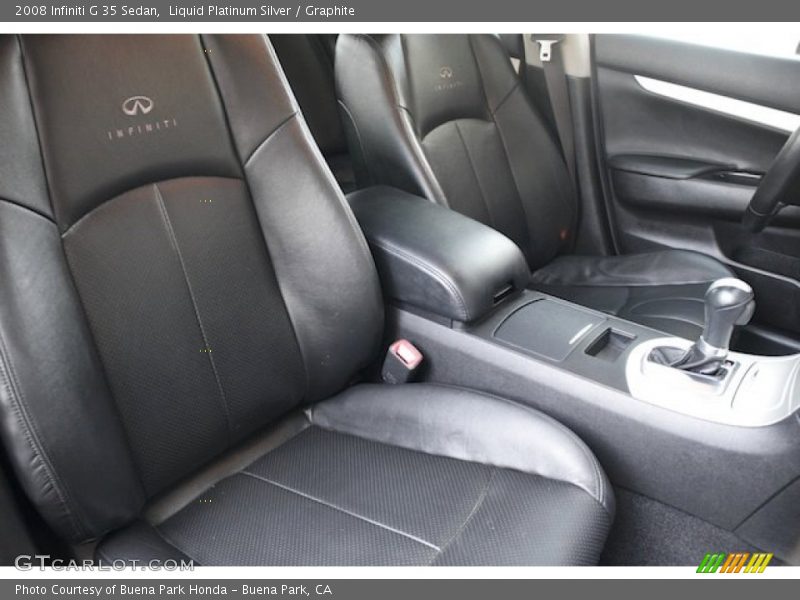 Liquid Platinum Silver / Graphite 2008 Infiniti G 35 Sedan