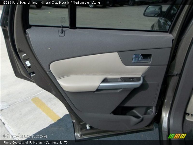 Mineral Gray Metallic / Medium Light Stone 2013 Ford Edge Limited