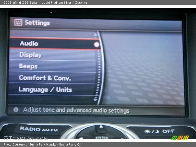 Liquid Platinum Silver / Graphite 2008 Infiniti G 35 Sedan