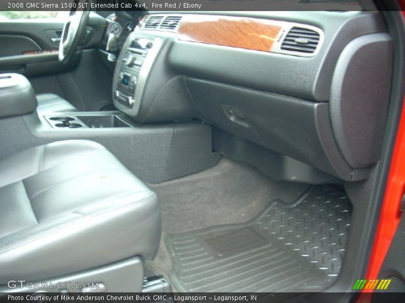 Fire Red / Ebony 2008 GMC Sierra 1500 SLT Extended Cab 4x4