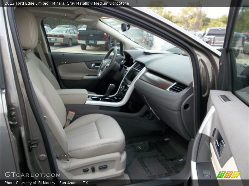 Mineral Gray Metallic / Medium Light Stone 2013 Ford Edge Limited