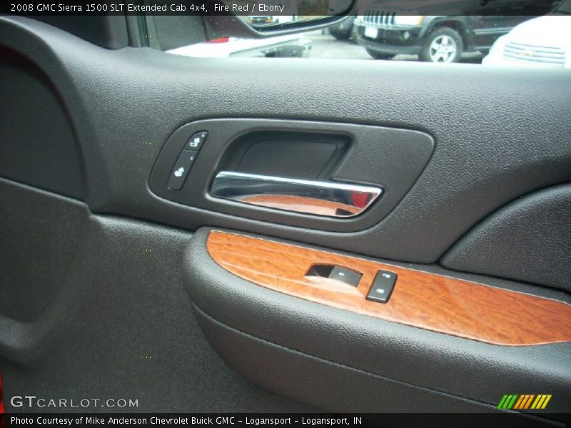 Fire Red / Ebony 2008 GMC Sierra 1500 SLT Extended Cab 4x4