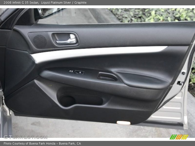 Liquid Platinum Silver / Graphite 2008 Infiniti G 35 Sedan