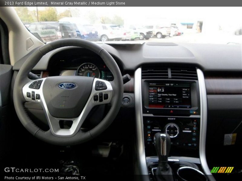 Mineral Gray Metallic / Medium Light Stone 2013 Ford Edge Limited