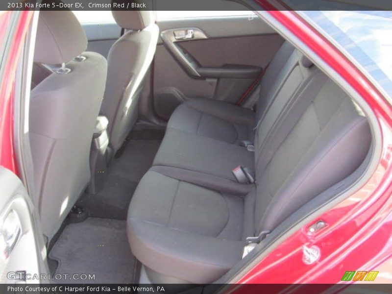 Crimson Red / Black 2013 Kia Forte 5-Door EX