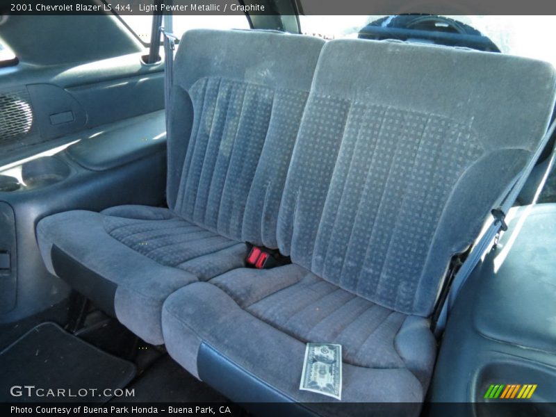 Rear Seat of 2001 Blazer LS 4x4