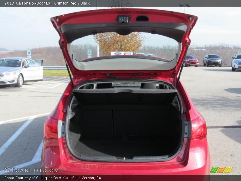 Crimson Red / Black 2013 Kia Forte 5-Door EX