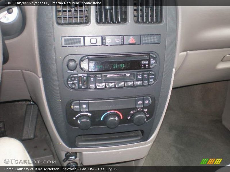 Controls of 2002 Voyager LX