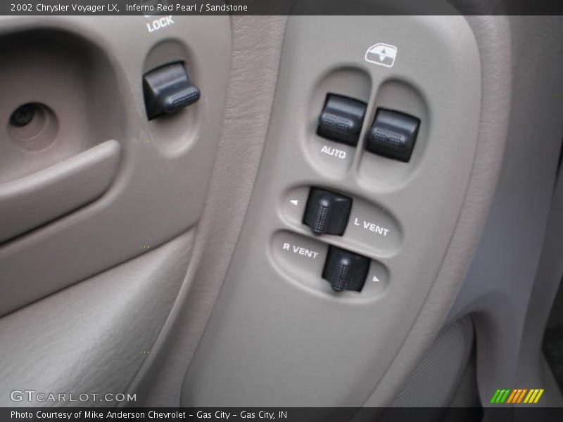 Controls of 2002 Voyager LX