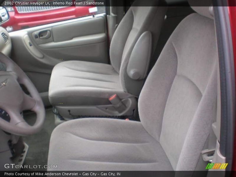 Front Seat of 2002 Voyager LX