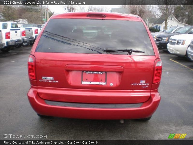 Inferno Red Pearl / Sandstone 2002 Chrysler Voyager LX