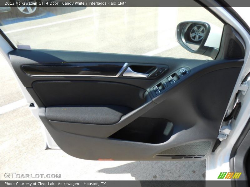 Candy White / Interlagos Plaid Cloth 2013 Volkswagen GTI 4 Door