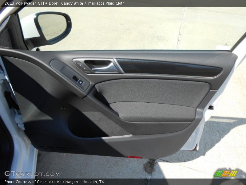 Candy White / Interlagos Plaid Cloth 2013 Volkswagen GTI 4 Door
