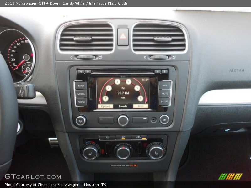 Candy White / Interlagos Plaid Cloth 2013 Volkswagen GTI 4 Door