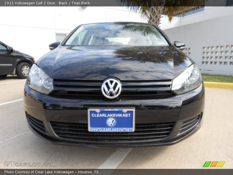 Black / Titan Black 2013 Volkswagen Golf 2 Door