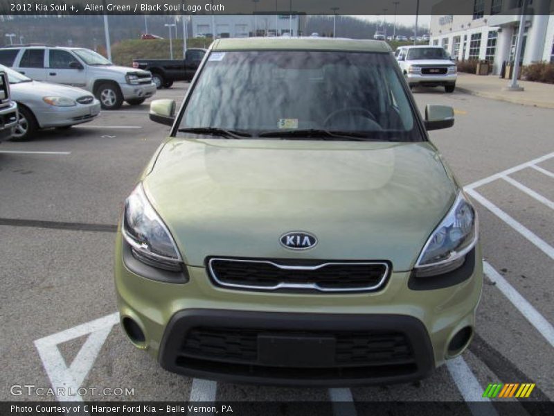 Alien Green / Black Soul Logo Cloth 2012 Kia Soul +