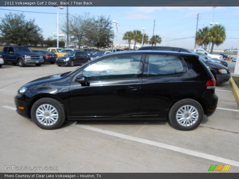 Black / Titan Black 2013 Volkswagen Golf 2 Door